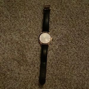 Mens Burberry watch. Needs new battery, but works! Sapphire crystal